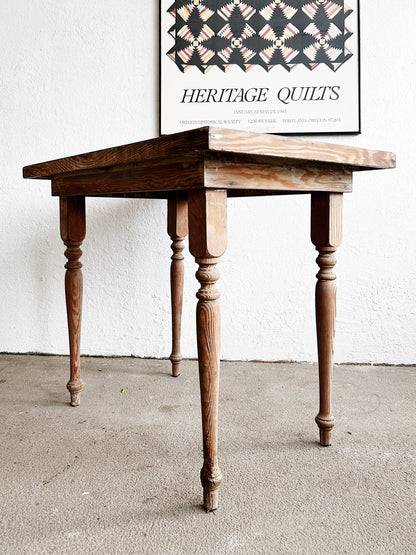 Primitive Wood Side Table