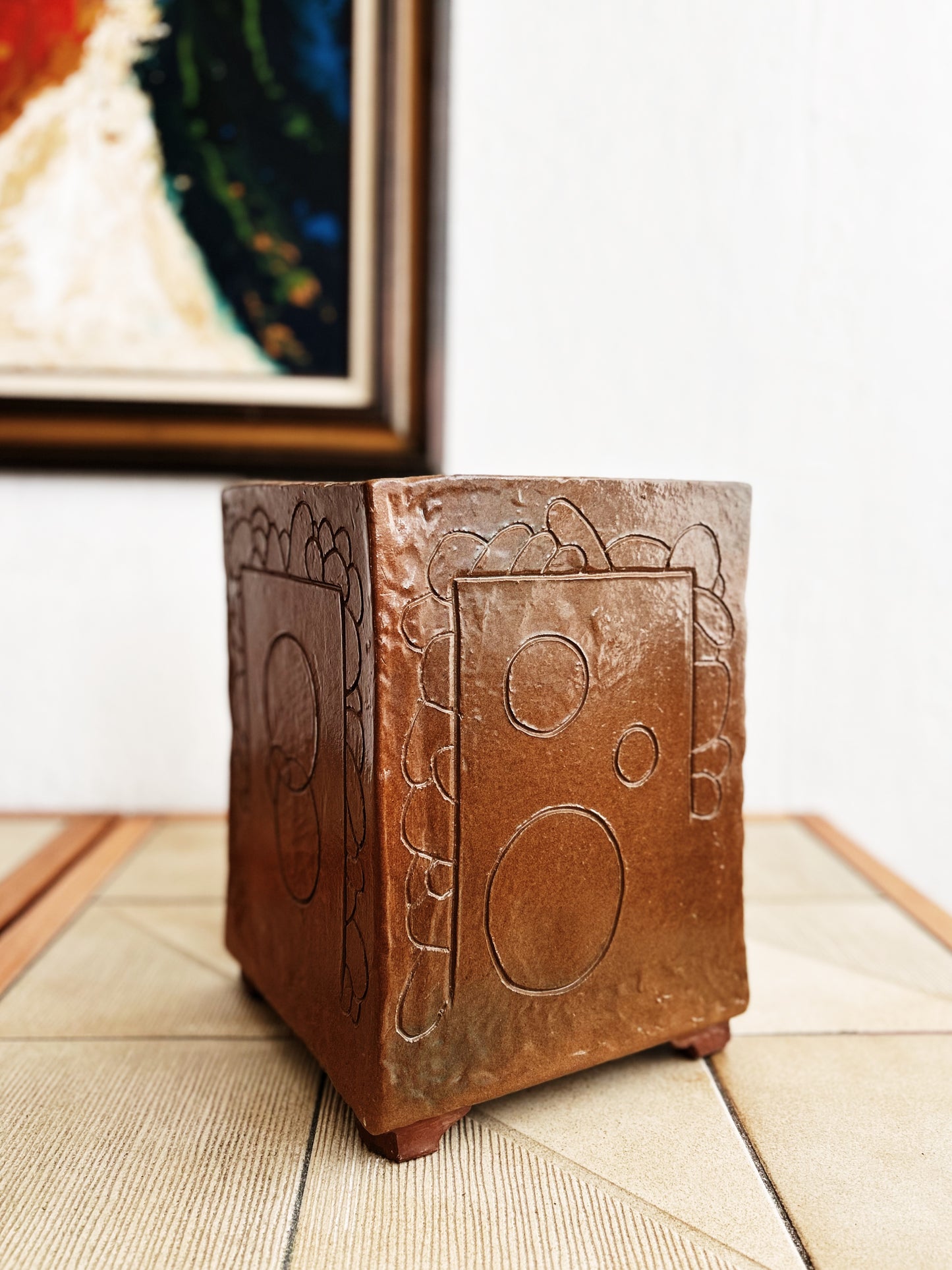 Large Handmade Ceramic Planter