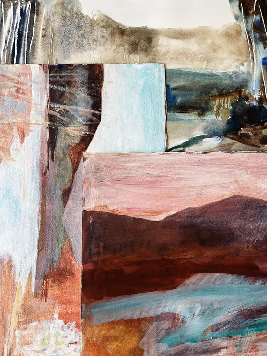 Vintage Elizabeth Doolittle Original Landscape Painting