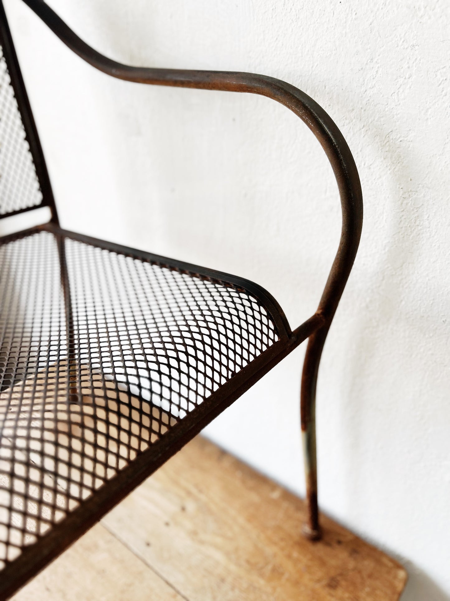 Vintage Mesh Patio Chair