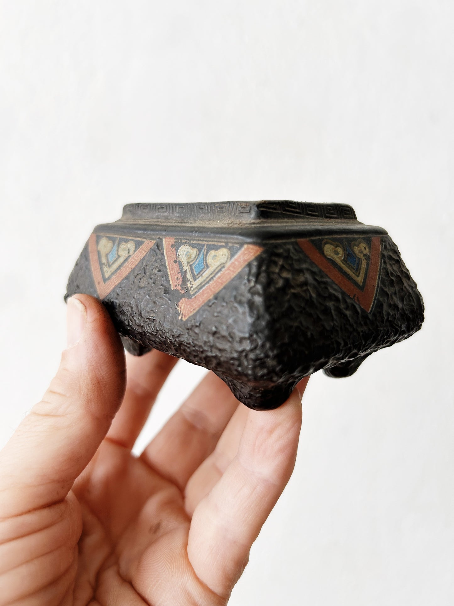 Vintage Footed Japanese Ceramic