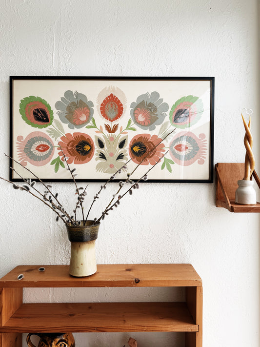 Handmade Vintage Paper Cut Art