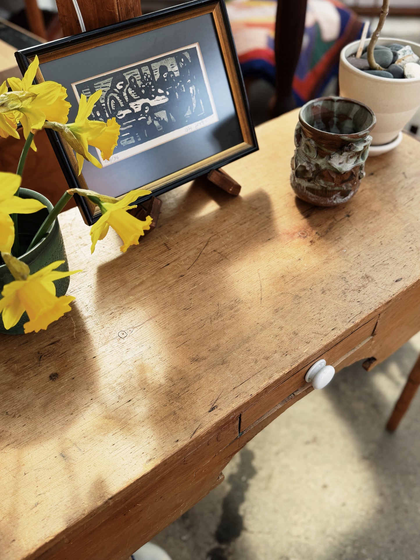 Antique Dutch Pine Table