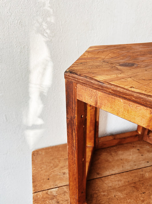 Handmade Hexagon Side Table