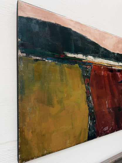 Original Abstract Painting on Linen