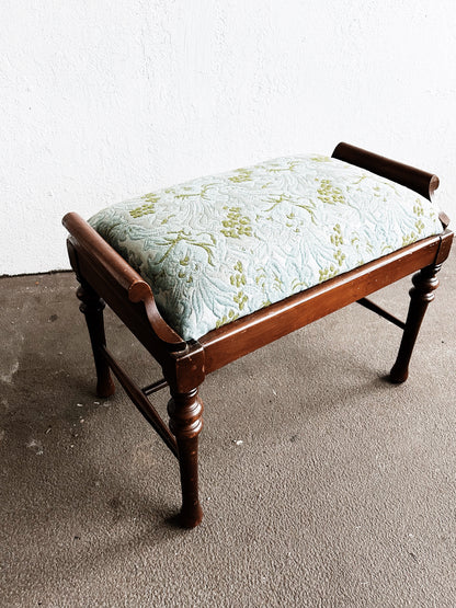 Antique Upholstered Bench