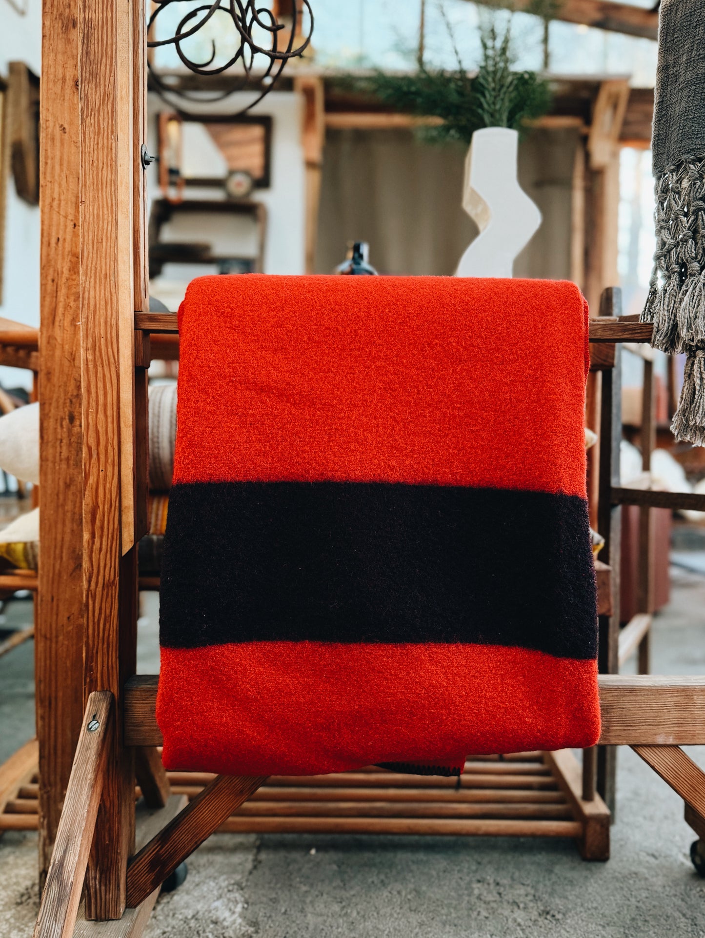 Vintage Wool Camp Blanket