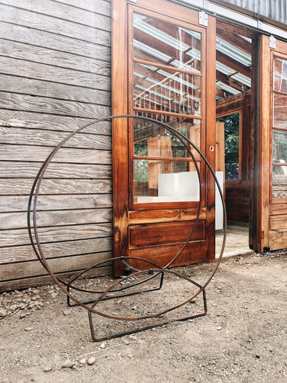 Large Mid Century FireWood Rack