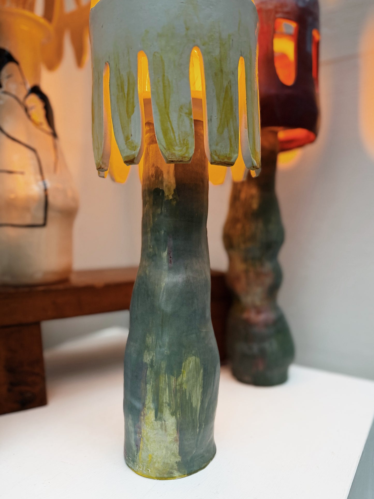Rebecca Boraz Ceramic Lamp