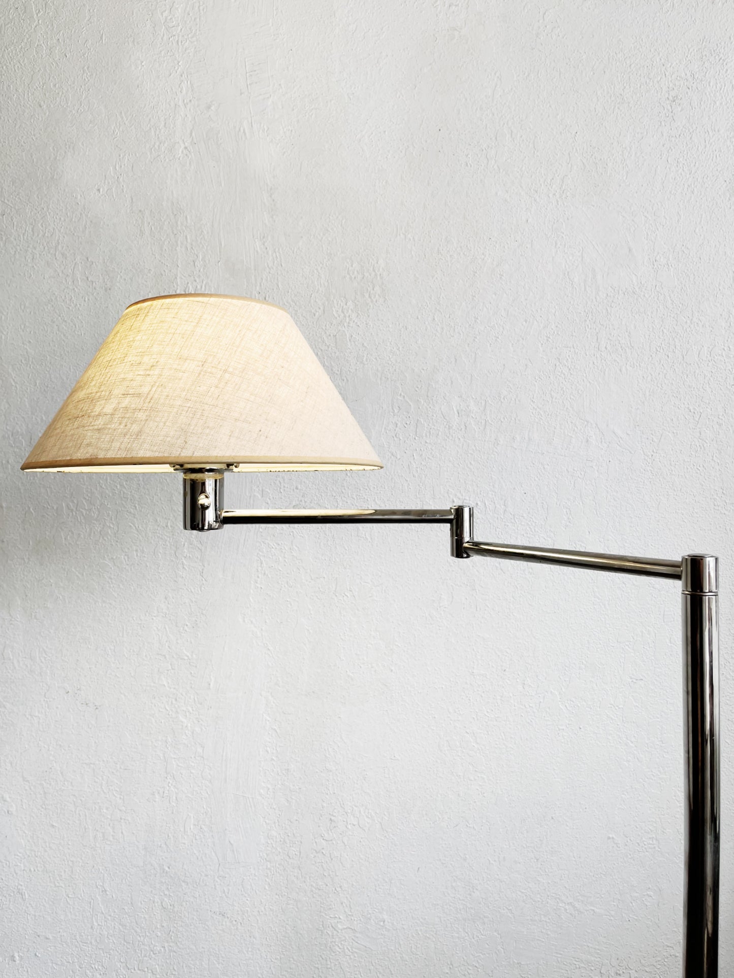 Walter Van Nessen Chrome Floor Lamp