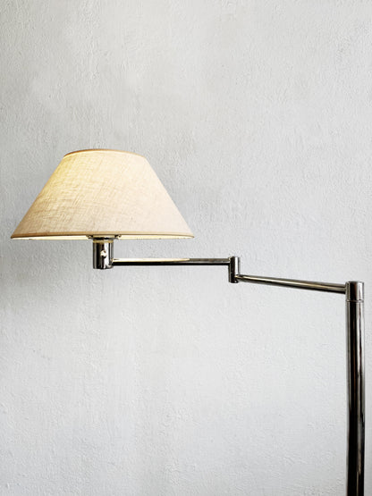 Walter Van Nessen Chrome Floor Lamp