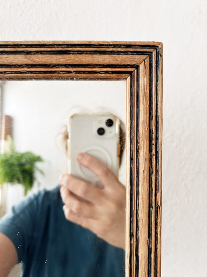 Antique Striped Mirror