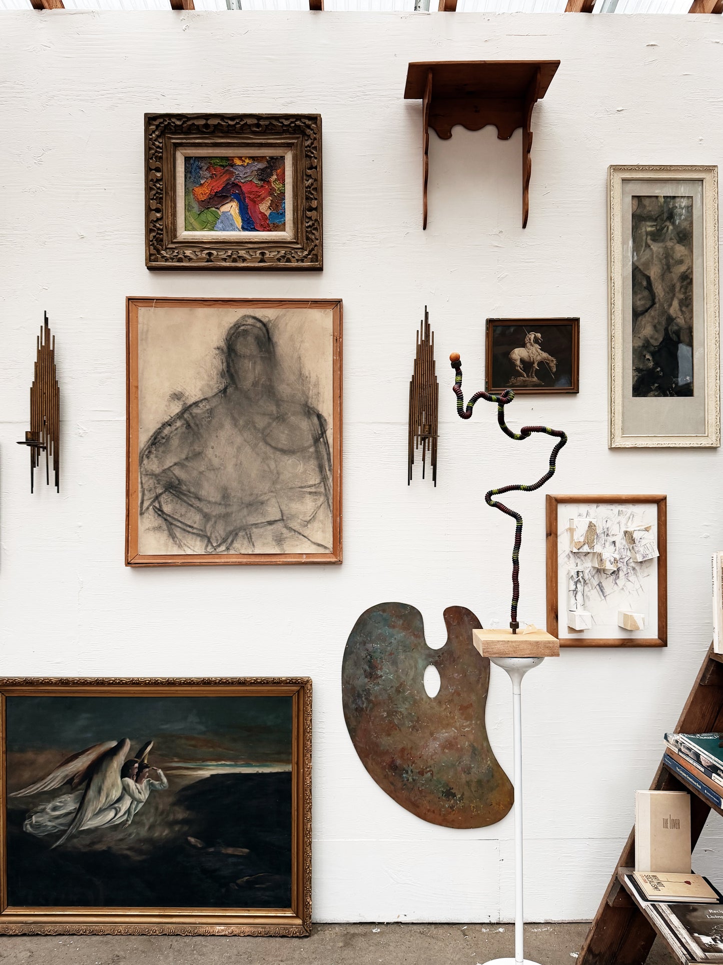 Oversized Vintage Paint Pallette