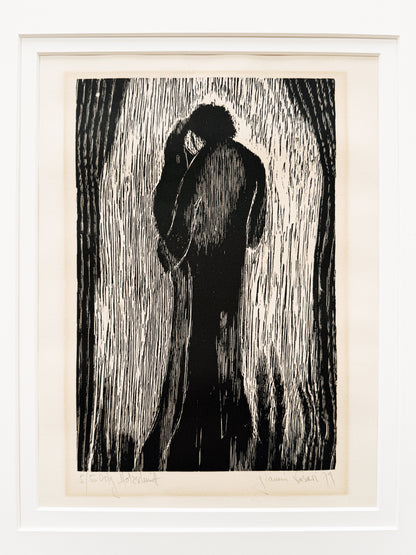 Original Gianni Vasari Woodcut Print