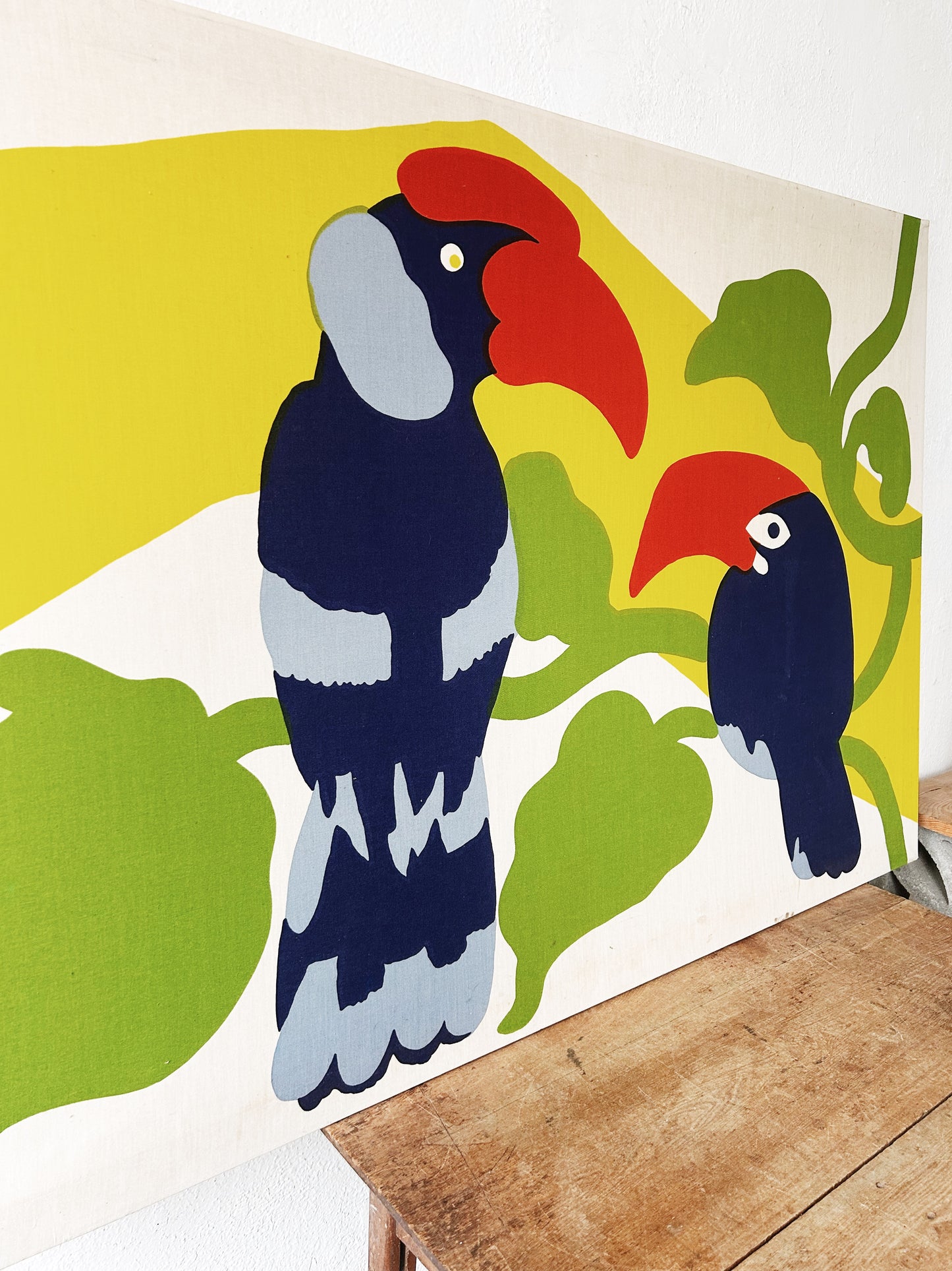 Large Vintage Marimekko ‘Pepe’ Textile Art