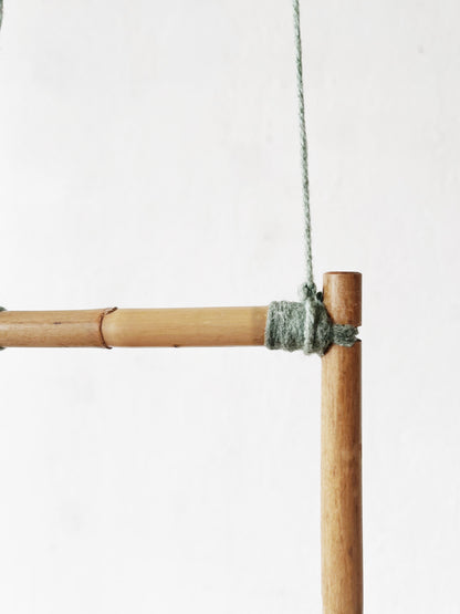Pretty Bamboo Hanging Planter
