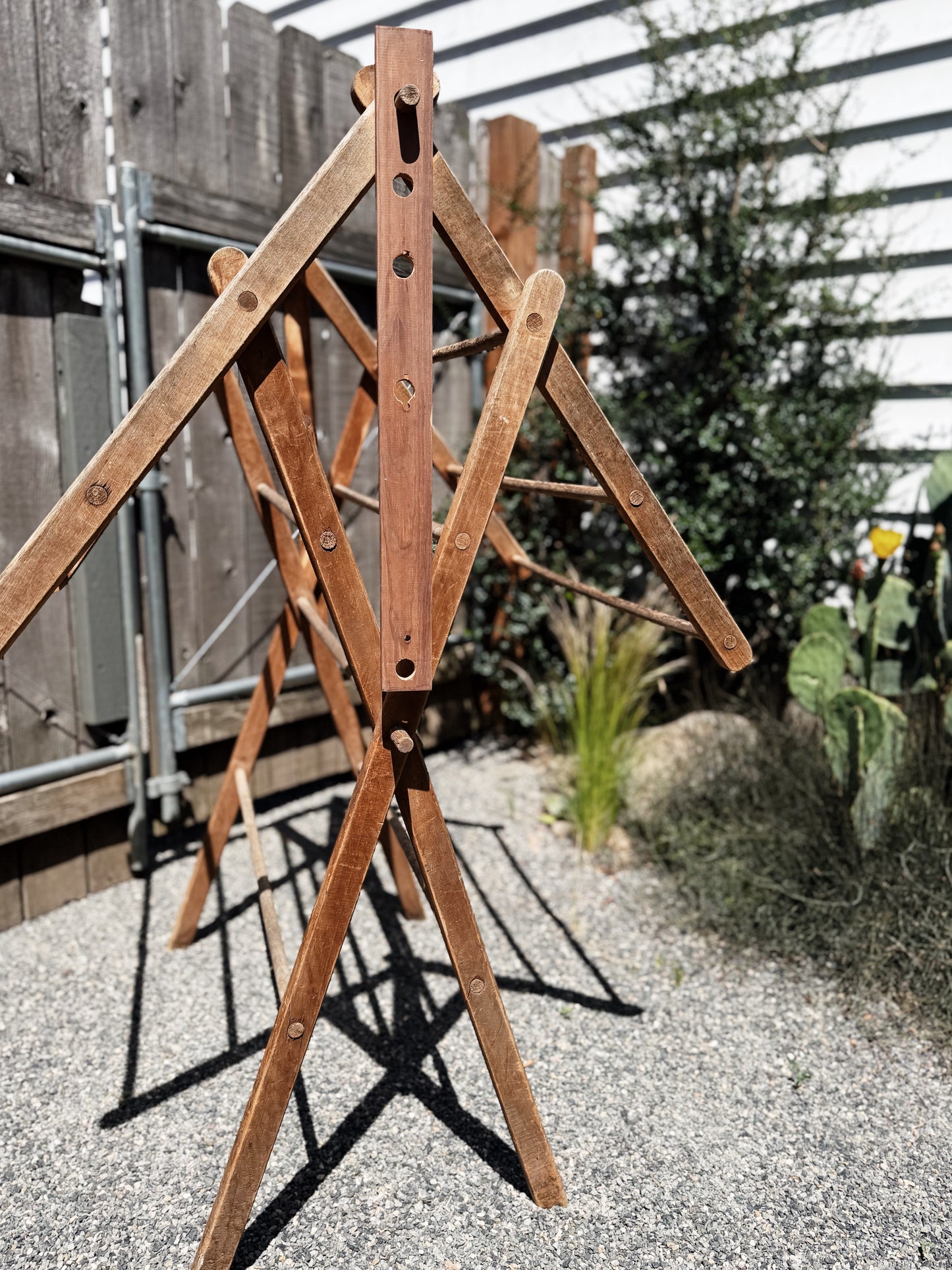 Primitive Wood Drying Rack