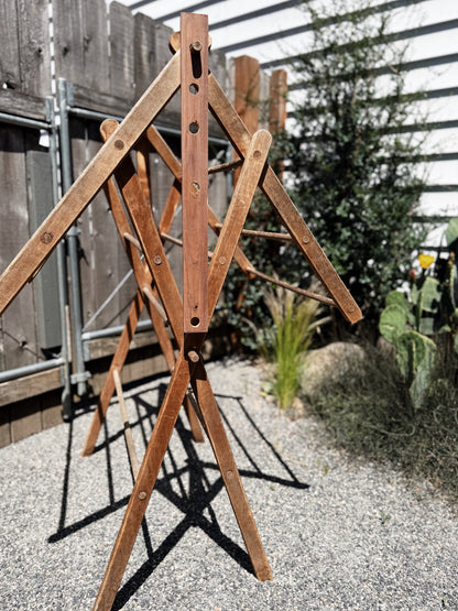 Primitive Wood Drying Rack