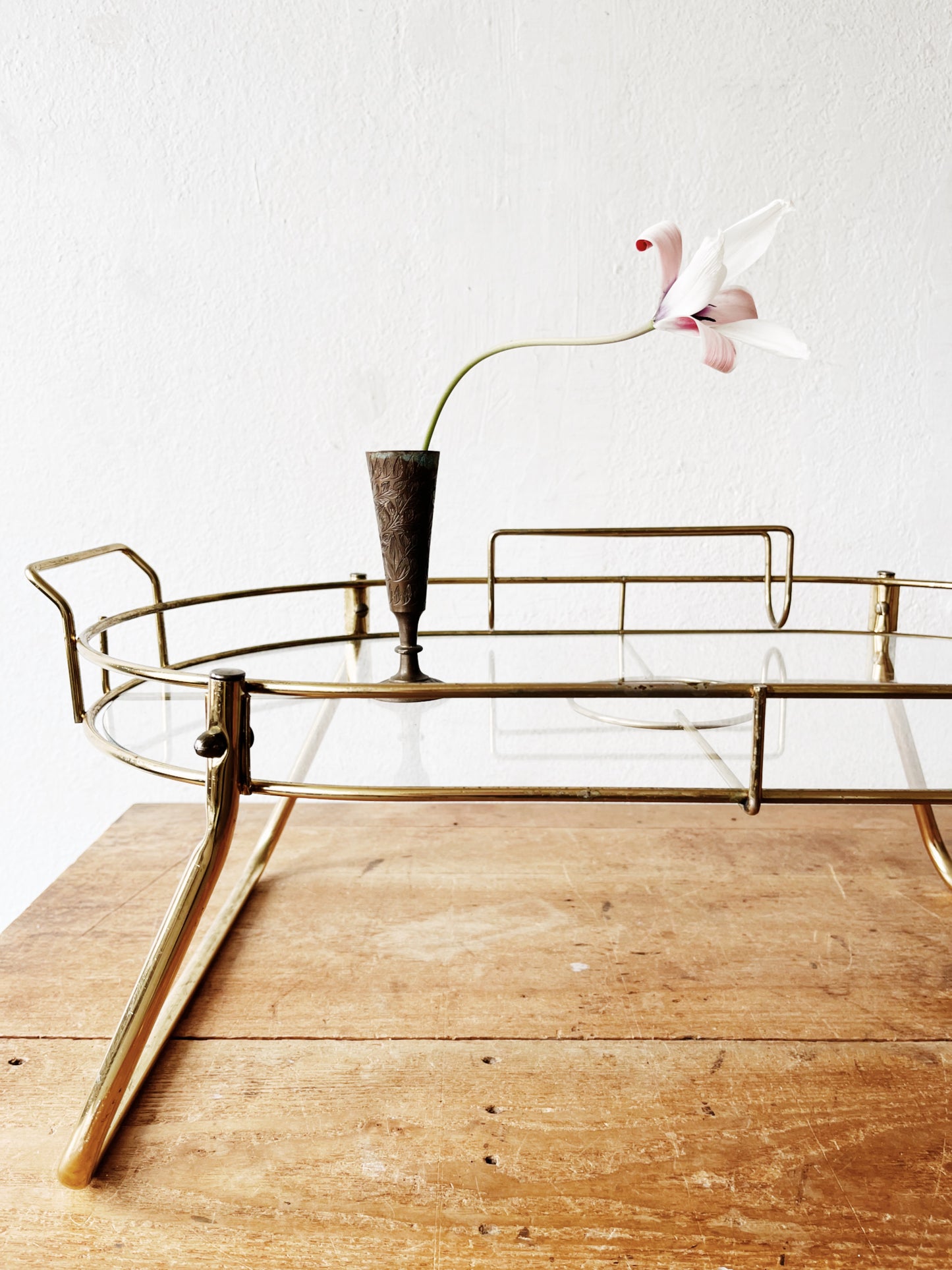 Large Mid Century Breakfast Tray