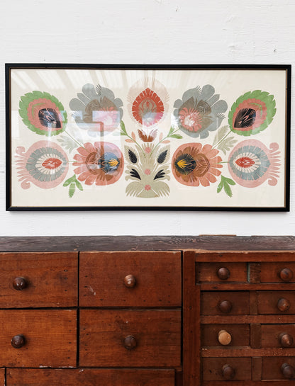 Handmade Vintage Paper Cut Art