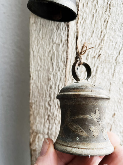 Antique Brass Temple Bells