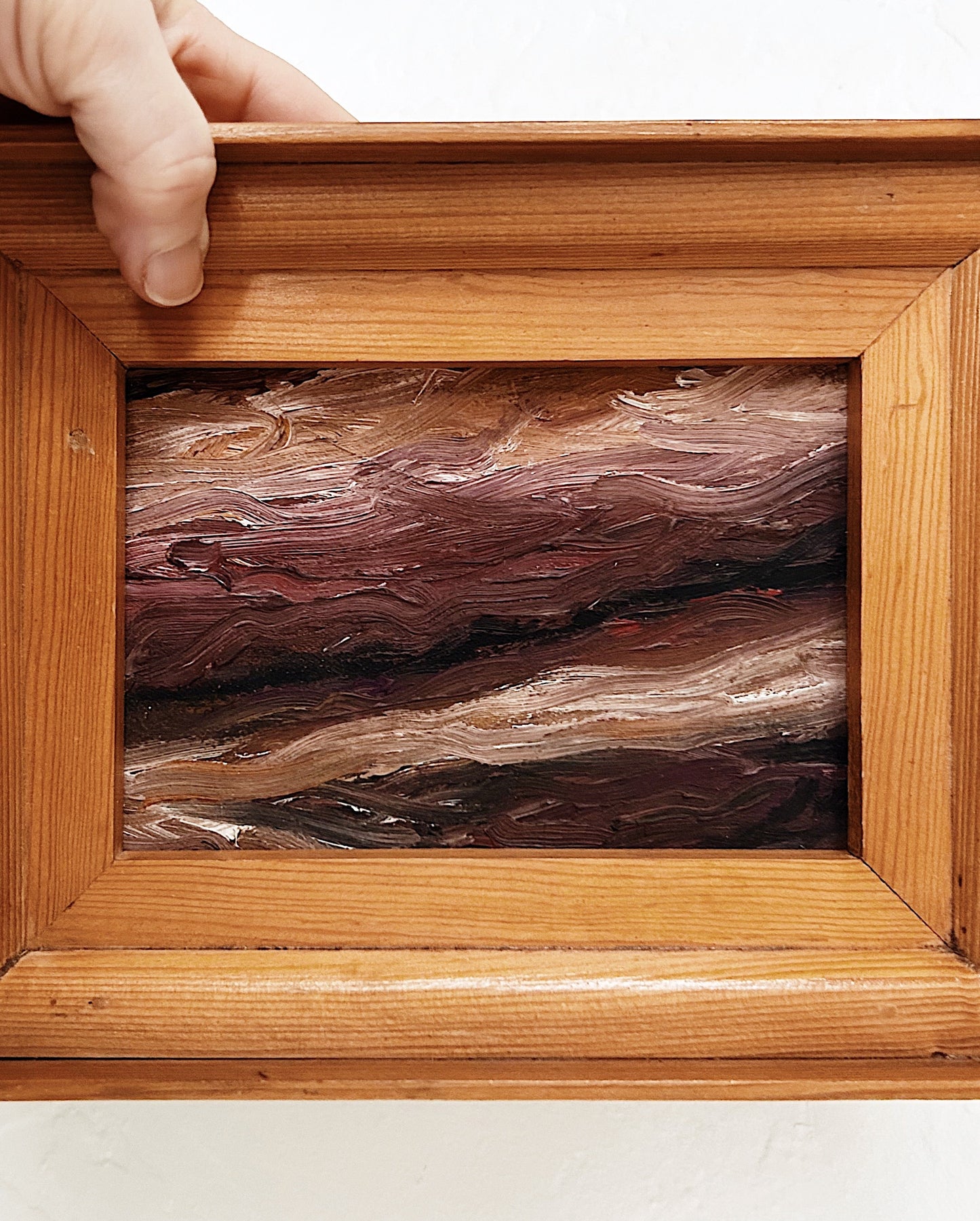 Vintage Abstract Oil Painting