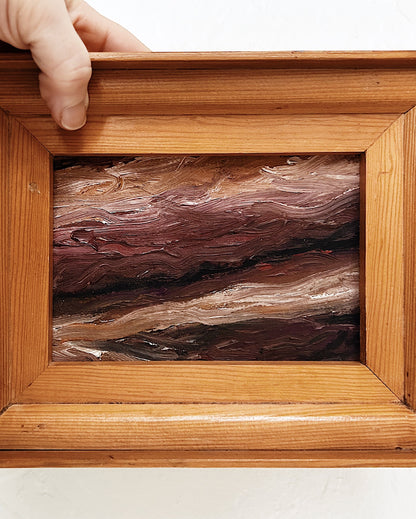 Vintage Abstract Oil Painting