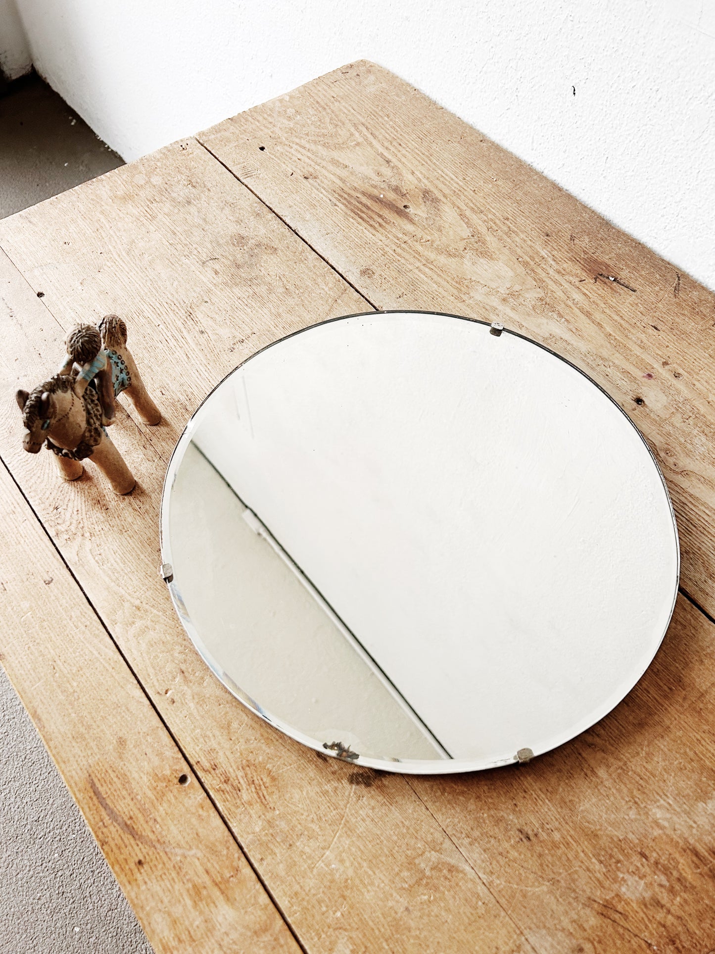 Antique Petite Bevel Edge Mirror