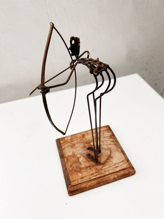 Brutalist Archer Sculpture