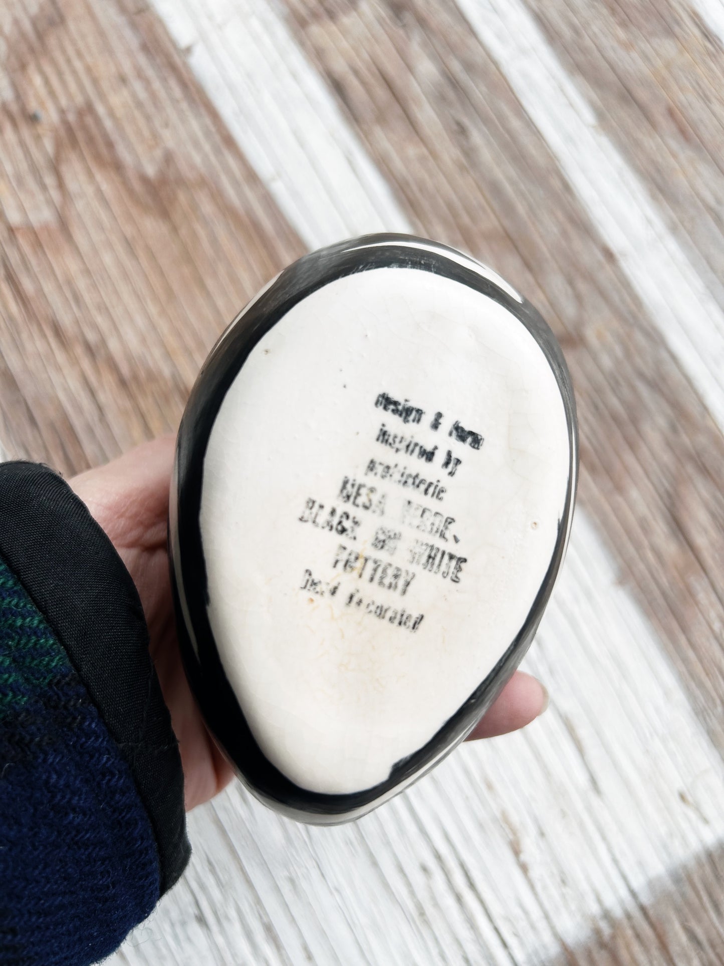 Hand Painted Mesa Verde Inspired Pottery Pourer
