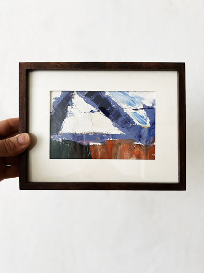Framed Abstract Oil Painting