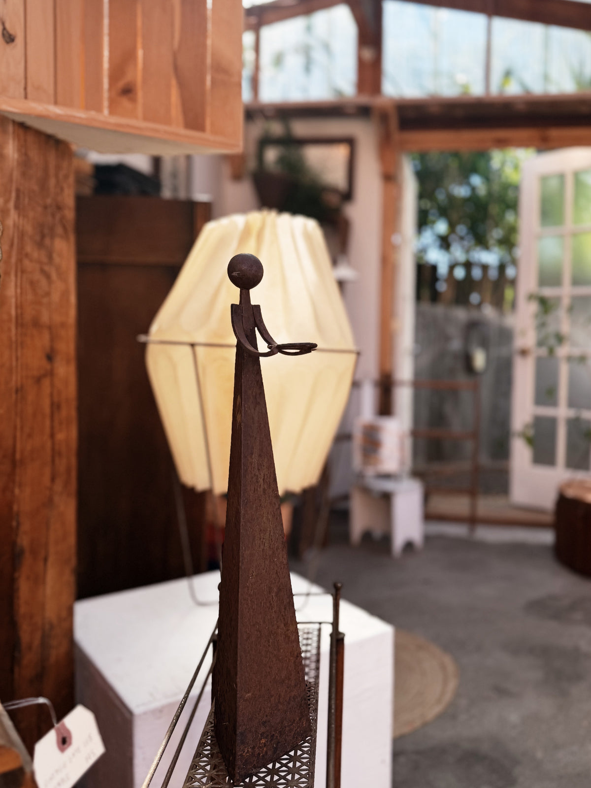 Vintage Cast Iron Sculpture