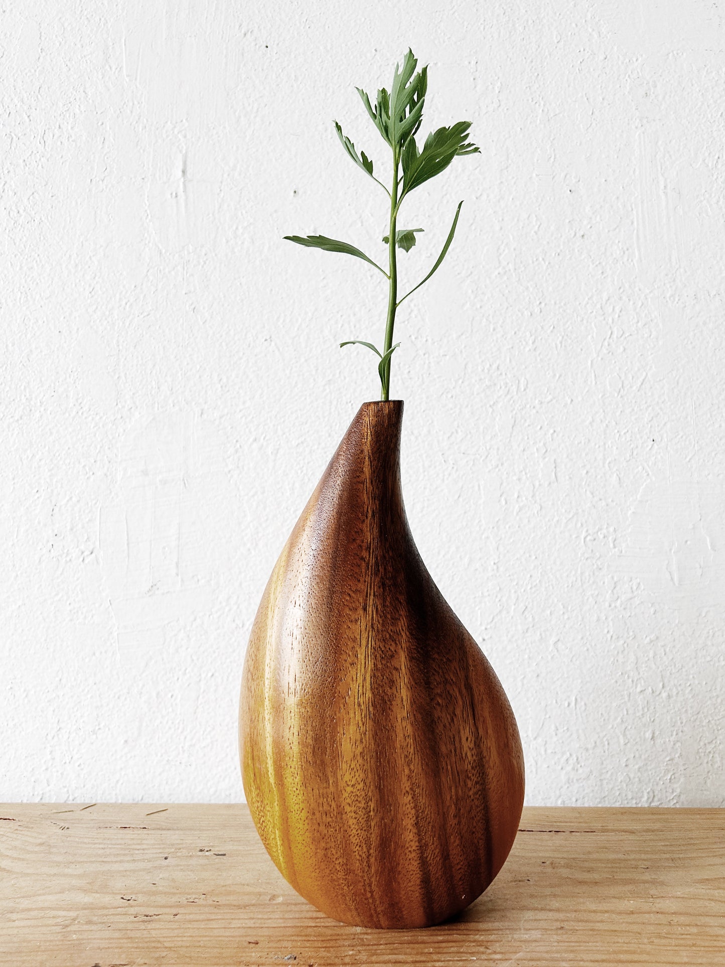 Vintage Artisan Made Wood Vessel
