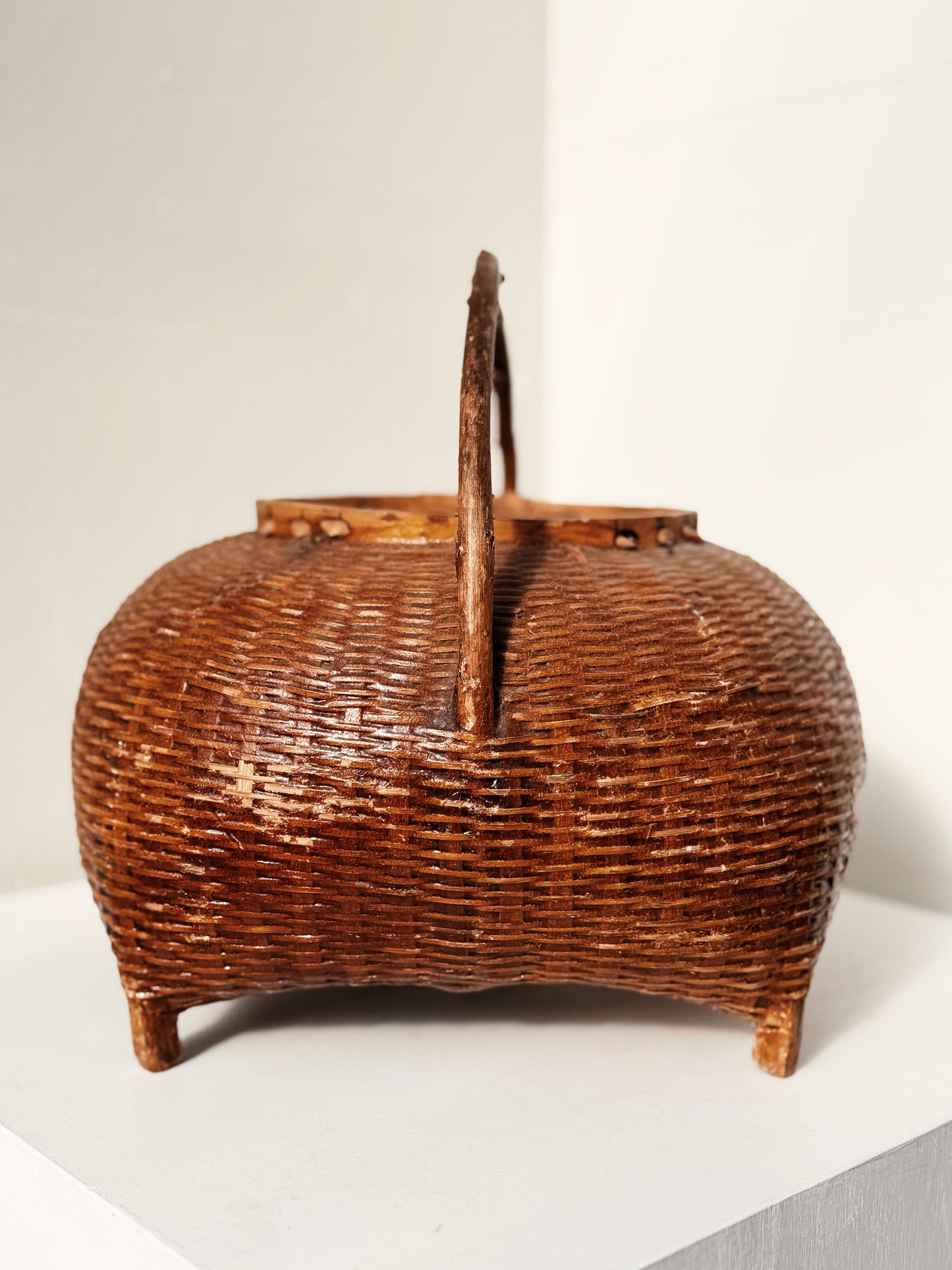 Antique Avian Carrier Basket