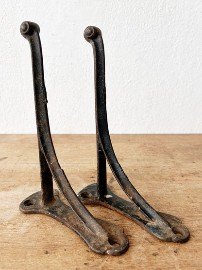 Antique Cast Iron Shelf Brackets