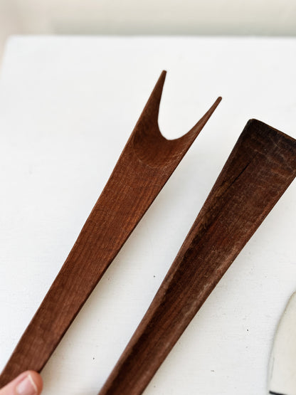 Hand Carved Modernist Utensils