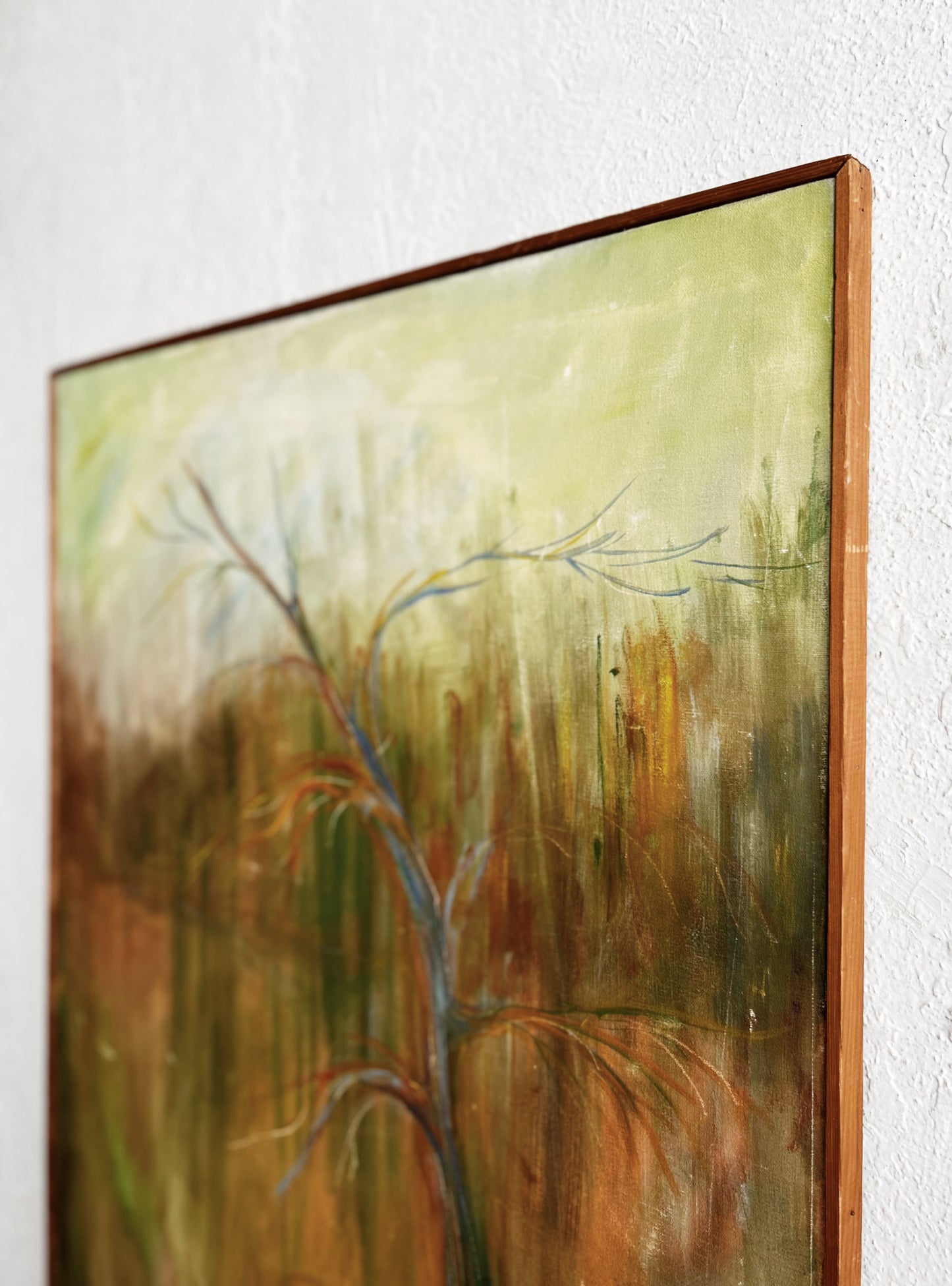 Large Vintage Abstract Painting
