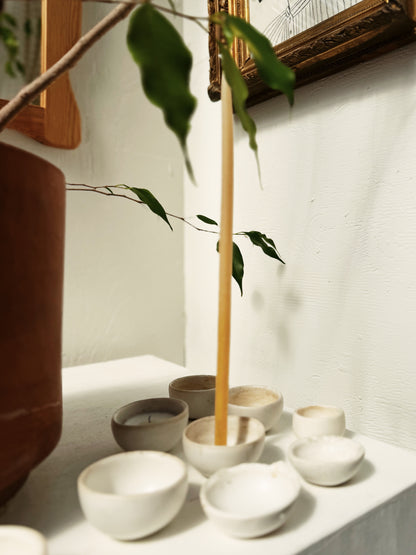 Handmade Ceramic Votive Cup Set