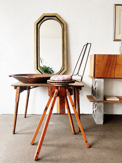 Industrial Folk Art Chair