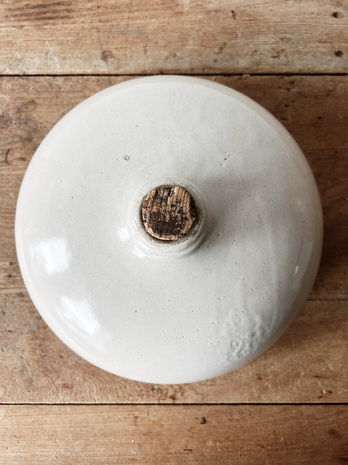 1940’s Pacific Stoneware Bed Warmer