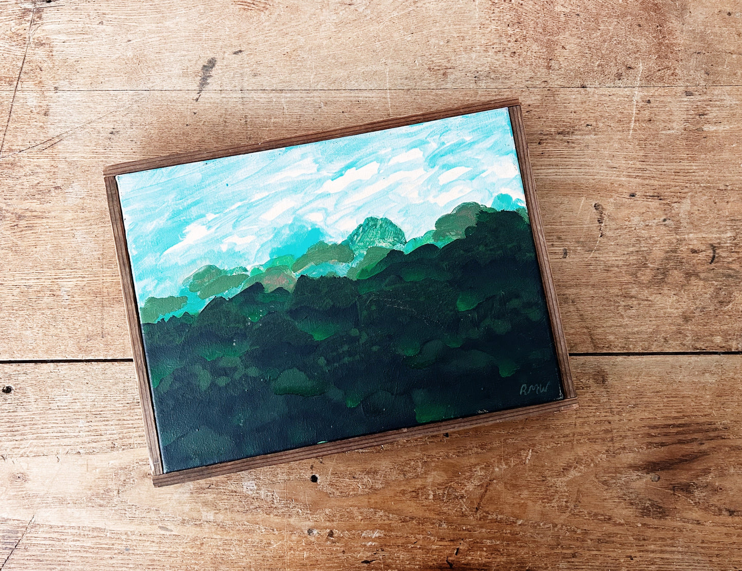Framed Original Signed Landscape Painting