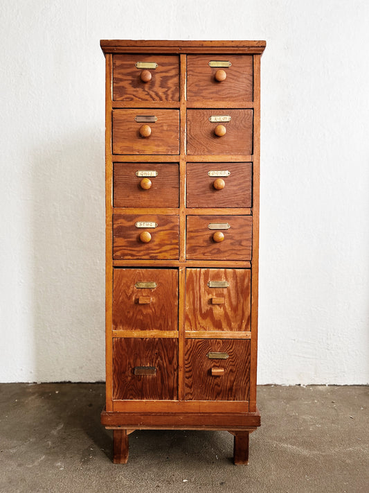 Vintage Apothecary Cabinet