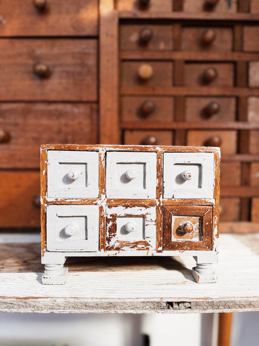 Vintage Wood Chest of Drawers