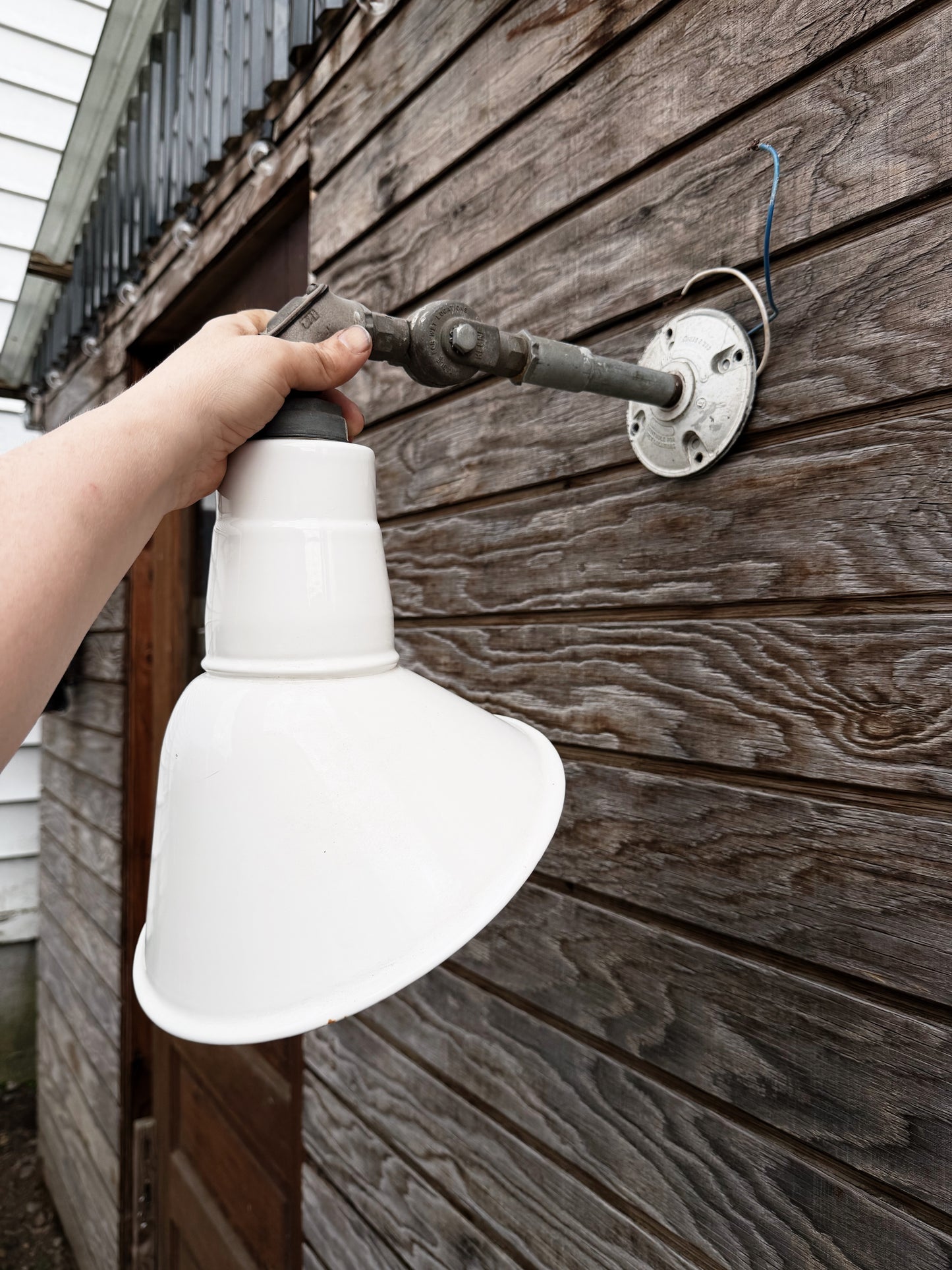 Vintage Industrial Shop Light