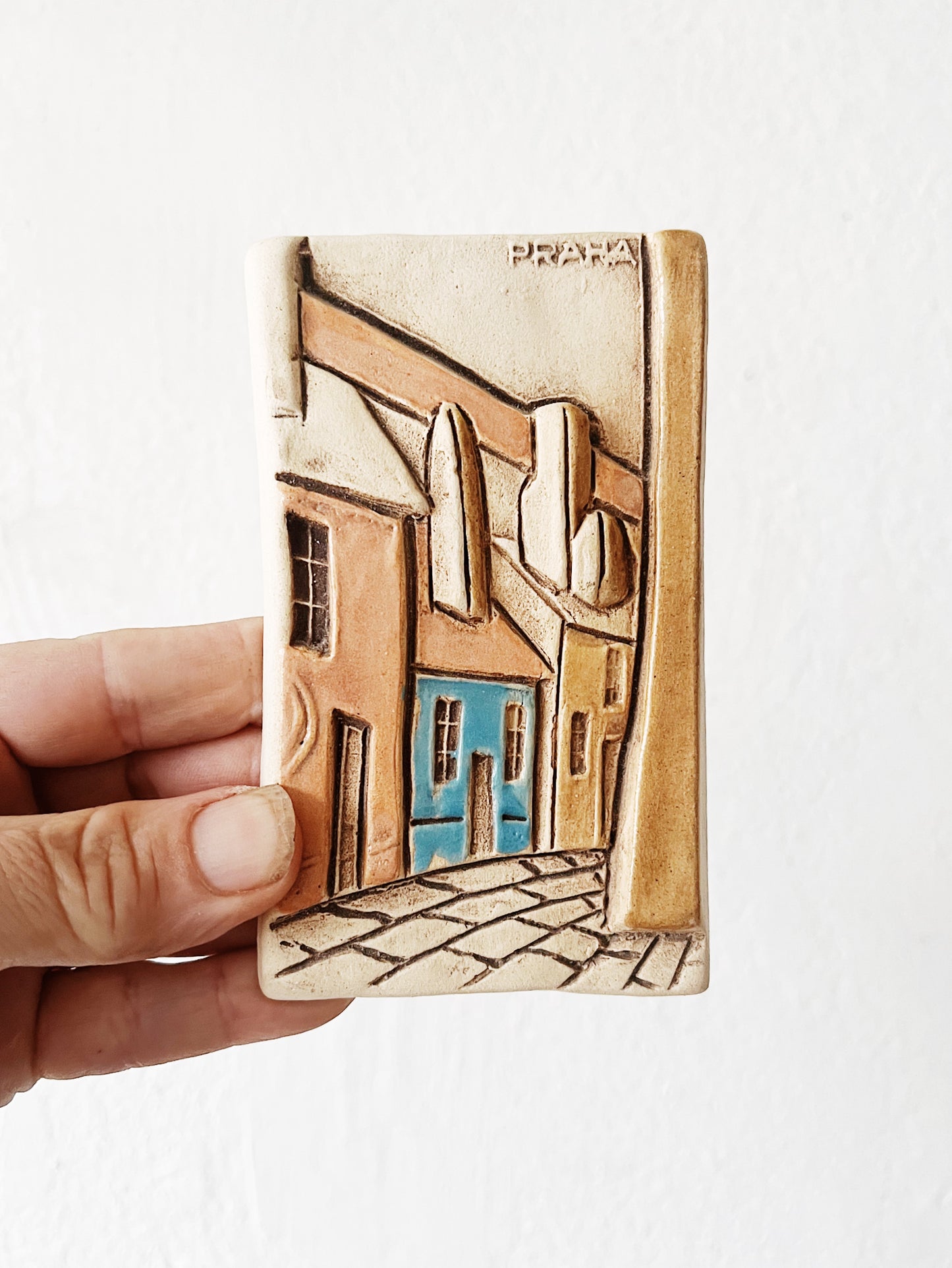 Vintage Czechoslovakian Ceramic Artwork