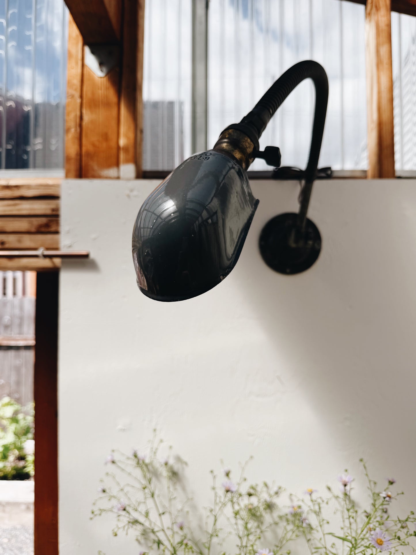 1930s Industrial  Gooseneck Lamp
