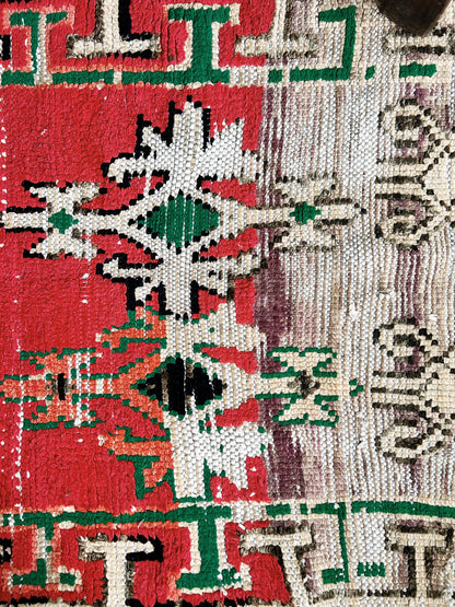 Vintage Boujaad Moroccan Wool Rug