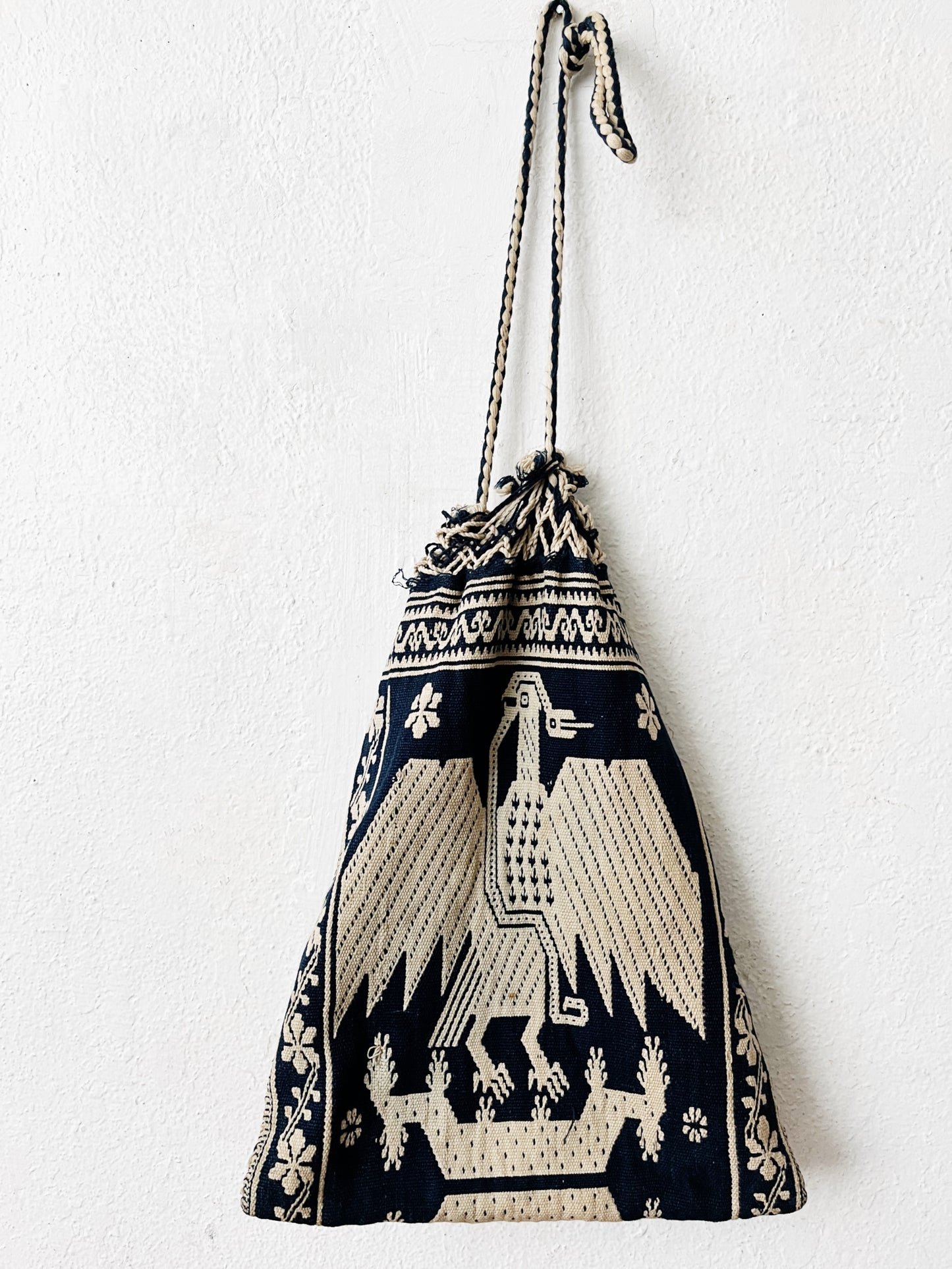 Vintage Otomi Folk Bag
