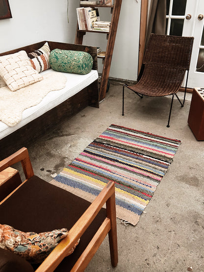 Antique Cotton Rag Rug