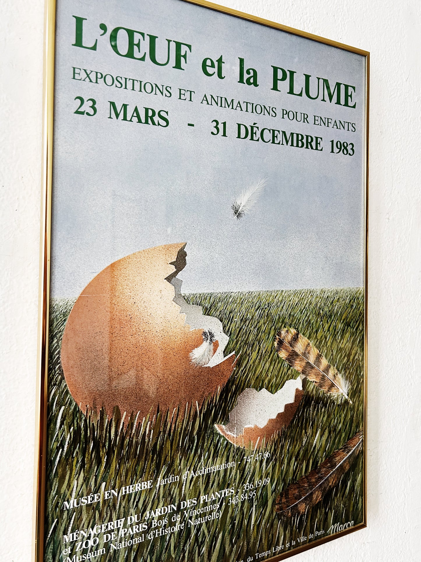 Vintage French Gallery Poster